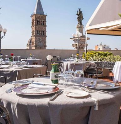 La Terrazza Dei Papi Restaurant Residenza Mecenate Rome La Terrazza Dei Papi Restaurant Residenza Mecenate Rome